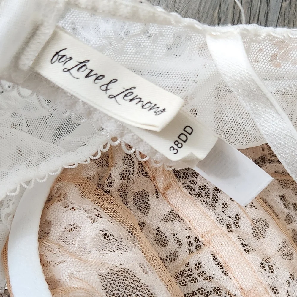 New!For Love and Lemons‎ Butterfly Lace Underwire Bra